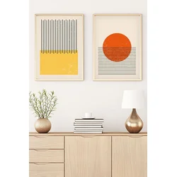 Wallity Uramljena slika Huhu13, 35x50 cm , 2 dela