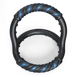 Paloqueth Dual Soft Silicone Erection Ring Black