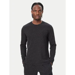 BOSS Pižamska bluza 50571392 Črna Regular Fit
