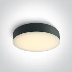 PLAFONJERA LED/20W/3000K/1300lm/230V IP65 ANTRACIT CCT