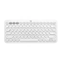 Logitech K380 Multi-Device Bluetooth Keyboard, Off-White