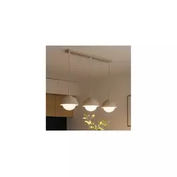 Brilagi - Luster na sajli 3xE27/60W/230V bež/zlatan
