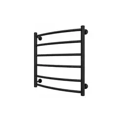 Kupatilski rebrasti peškirni radijator INOX CLASSIC 122W/230V 57x53 cm inox/crna