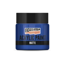 Akrilna barva mat - 50 ml - modra