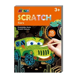 Northix Avenir Mini Scratch Book Cars
