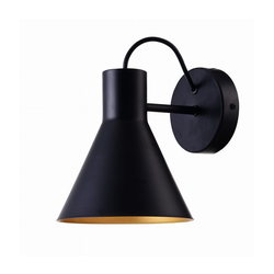 More Zidna Lampa 1X40W E27 Black Mat