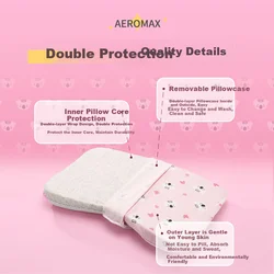 Aeromax Jastuk, 42.5 x 26 x 5/3 cm, Roze