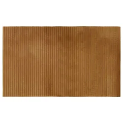 Vidaxl Preproga pravokotna rjava 60x100 cm bambus