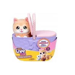 slomart Interaktivna maskota Little Live Pets - Mucek v košarici