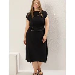Trendyol Curve Ženska haljina Tbbss25Ah00197, Crna