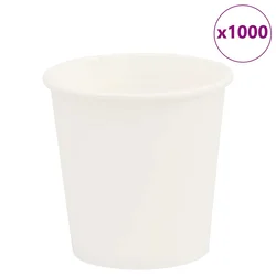 papirnate šalice za kavu 1000 kom 4 oz 100 ml bijele