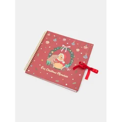 Sinsay - Foto album sa božićnim motivom i nalepnicama Winnie the Pooh - maroon