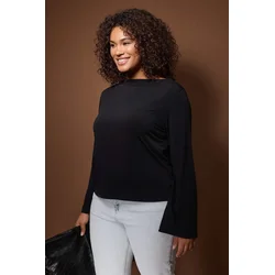 Trendyol Curve Ženska bluza Tbbaw26Af00103, Crna
