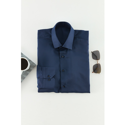 Trendyol Navy Blue Slim Fit Smart Shirt