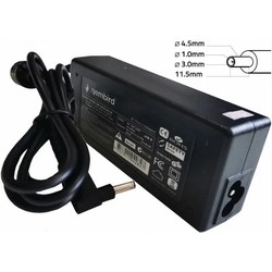 NPA90-195-4620 (HP14) Gembird punjac za laptop 90W-19.5V-4.62A, 4.5x3.0mm blue PIN