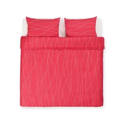 ODEJA posteljnina 035135 Anikka Val 200x140+60x80 cm jagoda
