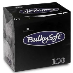 BulkySoft salveta crna 24x24cm 100/1 2sl (20 pak)