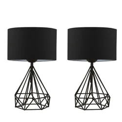 Opviq AYD-2974 Black Table Lamp Set (2 Pieces)- OŠTEĆENO