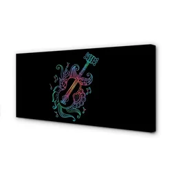 tulup.si Slika na platnu Ugotavlja barva kitare 100x50 cm