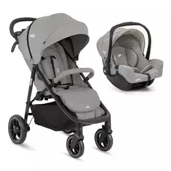 JOIE Kolica za bebe Litetrax Pebble, 2u1, Svetlosiva