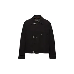Pull&Bear Prehodna jakna črna
