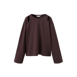 MANGO KIDS Majica temno liila