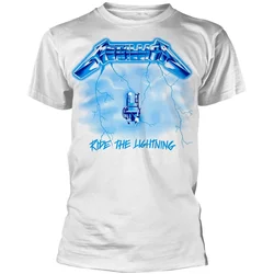 Metallica Ride The Lightning White L