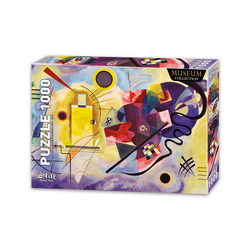 Star - Puzzle Kandinski: Rumena - rdeča - modra 1000 - 1 000 kosov