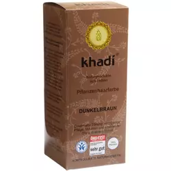 Khadi® Biljna boja za kosu - tamno smeđa - 100 g