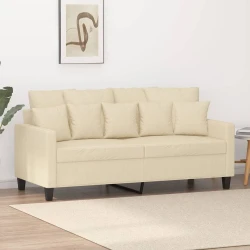 Dvosjed od tkanine krem 140 cm