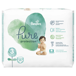 Pampers pelene Pure Protection S3, 31 kom, 6-10 kg