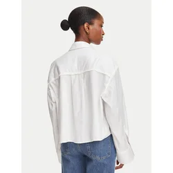 HUGO Srajca Ekla 50562977 Bela Oversize
