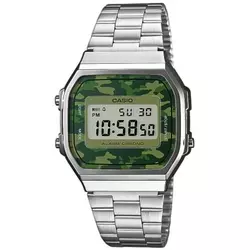 Casio A168WEC-3EF silver/camouflage (green) Gr. Uni