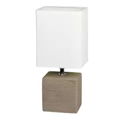 Rabalux Orlando keramička stona lampa E14 40W braon