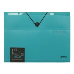 Optima fascikla sa 5 pregrada a4 petrol ( 120389 )