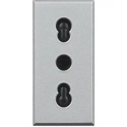AXOLUTE UTIČNICA EURO 2P+E/16A/250V 1M SREBRNA