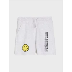 Sinsay - Kratke pantalone SmileyWorld® - svetlo siva