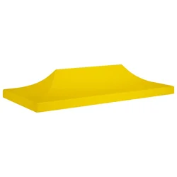 Krov za šator za zabave 6 x 3 m žuti 270 g/m2