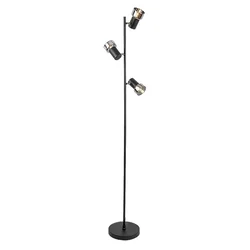 Rabalux Podna lampa Hatice, 3xE14, 150cm, Crna