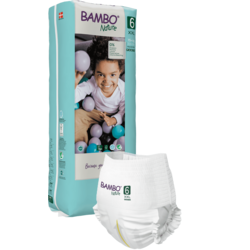 Bambo Nature pants pelene 6, 18+kg 38 kom
