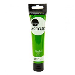 Boja akrilna 75ml zelena medium 126975391 simply