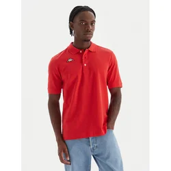 Kappa Polo majica Logo Sharas Mss 302B3D0 Rdeča Regular Fit