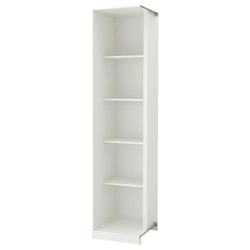 PAX Nadgrad.ugao.jedinica s 4 pol., bela, 53x58x236 cm