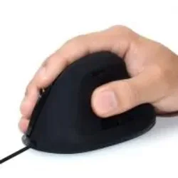 miška Ewent Wireless Ergonomic Vertical, 1600dpi, črna, USB