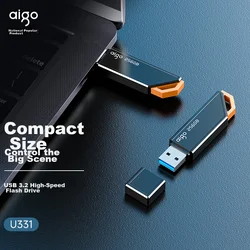 Aigo USB Flash memorija, 256GB, USB 3.2, USB 3.0, Crna
