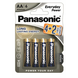 PANASONIC baterije LR6EPS/6BP 4+2F