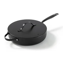 BE Living Tava za pirjanje s poklopcem Essential Black 28 cm