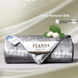 Fuanna Svileni prekrivač, Tanki, 230x229cm, Sivi