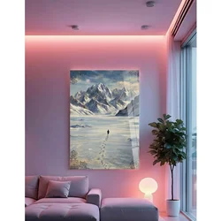 Huhu693 dekorativno stakleno slikarstvo 30 x 40 cm