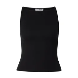 EDITED Top Leilani  črna